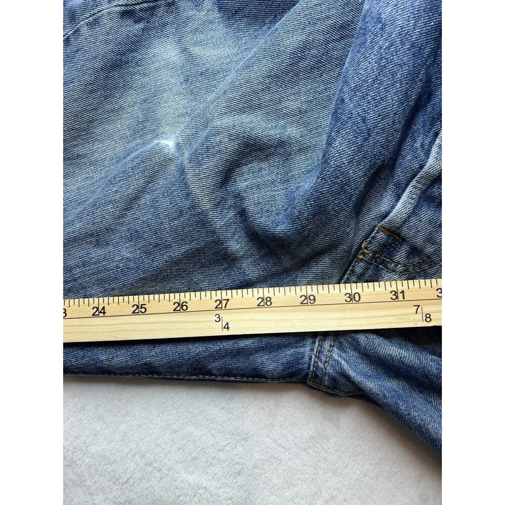 Levi's 501 Men's Jeans 36x30 Blue Button Fly Straight Leg Denim